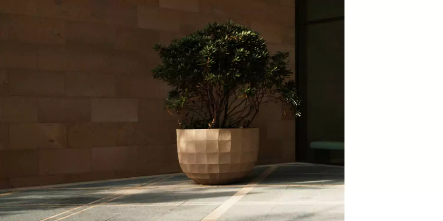 Atelier Vierkant - rzeźbiarskie donice, które definiują przestrzeń