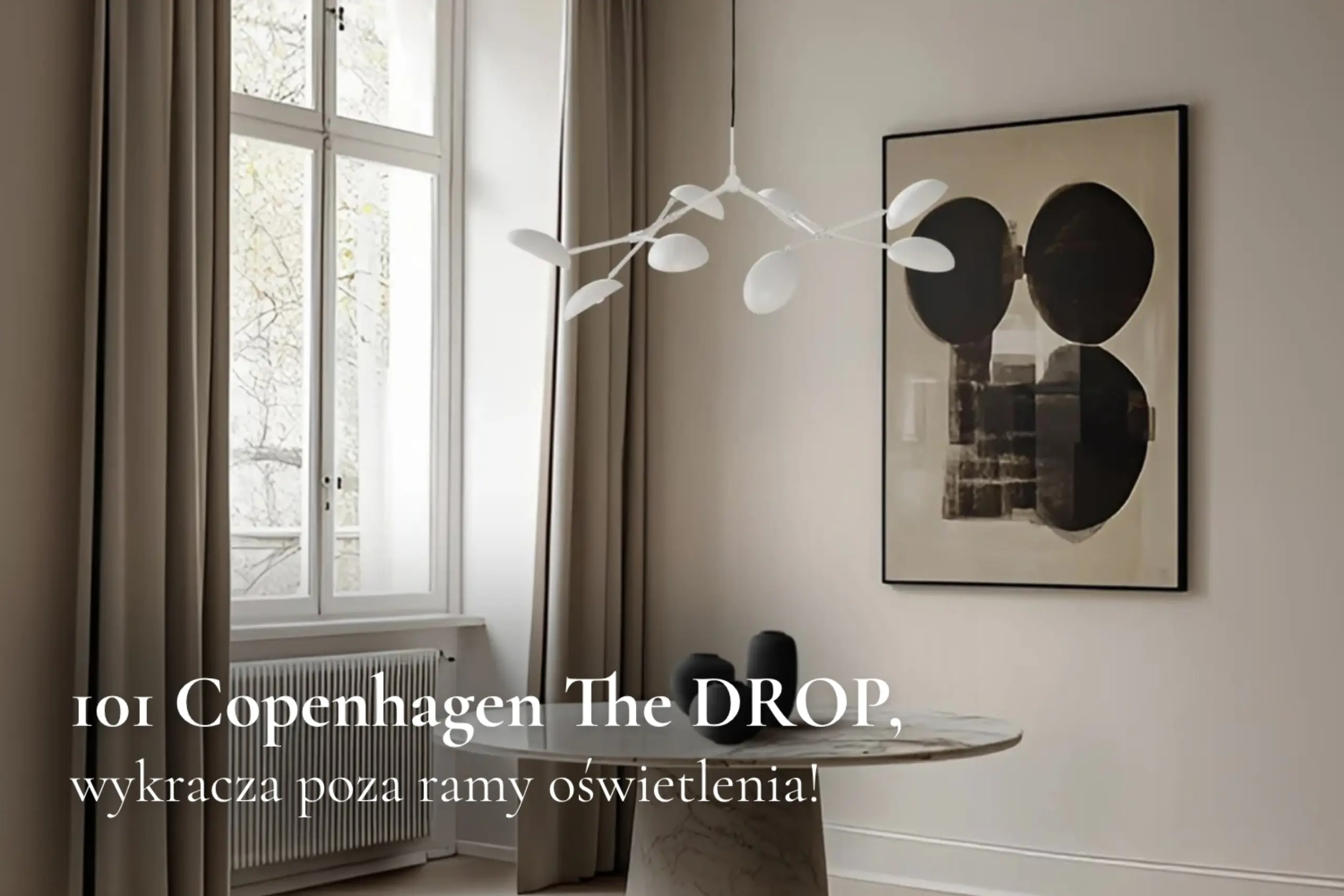 Nowość – 101CPH The Drop Chandelier w białym wykończeniu!